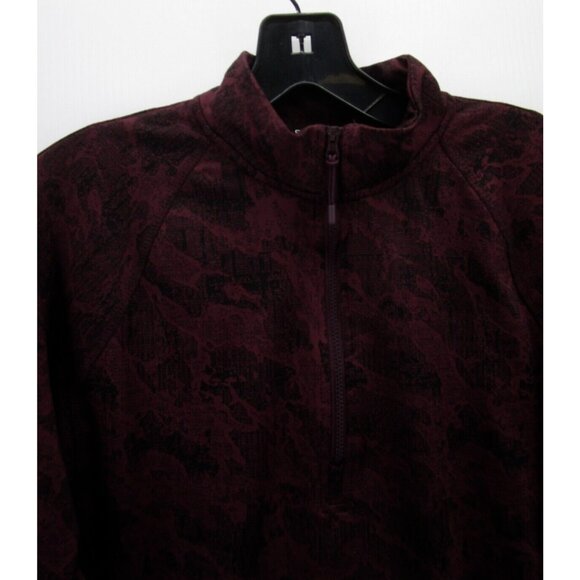 Spyder Sweatshirt Medium Active Pullover 1/4 Zip Crop Outdoor Logo - Picture 2 of 10